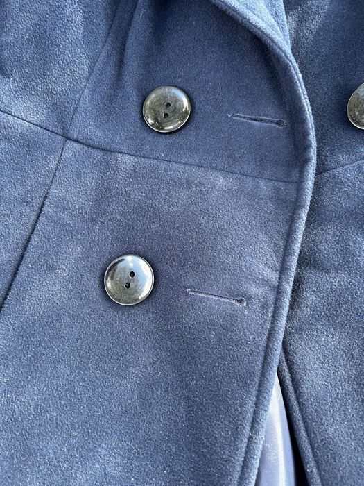 Śliczny płaszcz granatowy