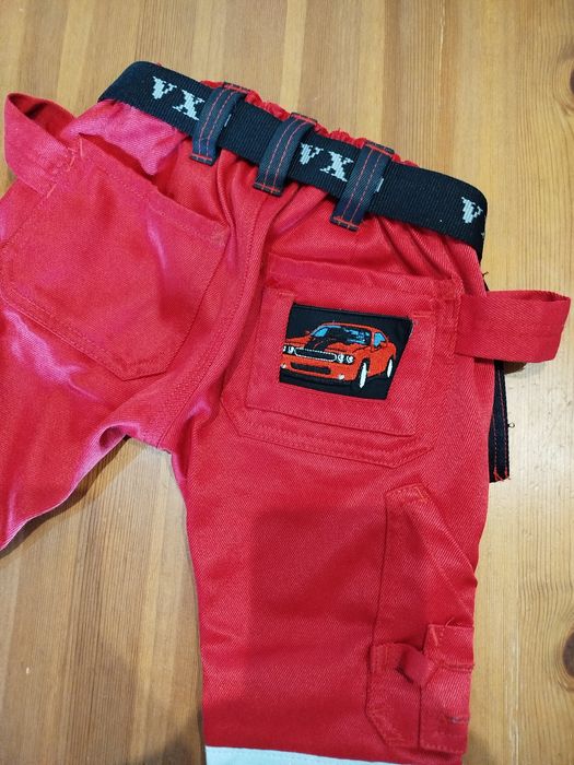 Spodnie odblaskowe robocze dla chłopca roz.92