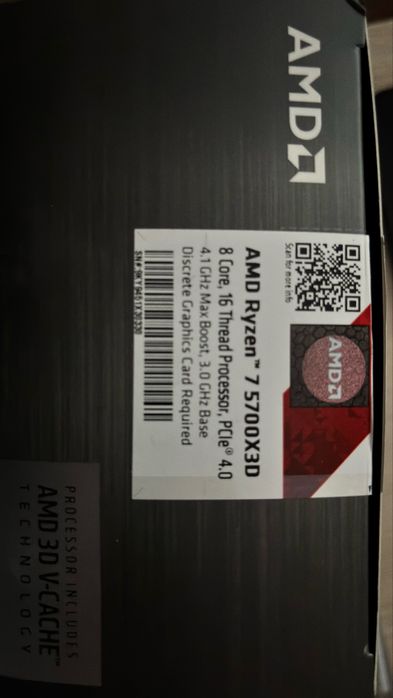 Amd ryzen 7 5700x3d