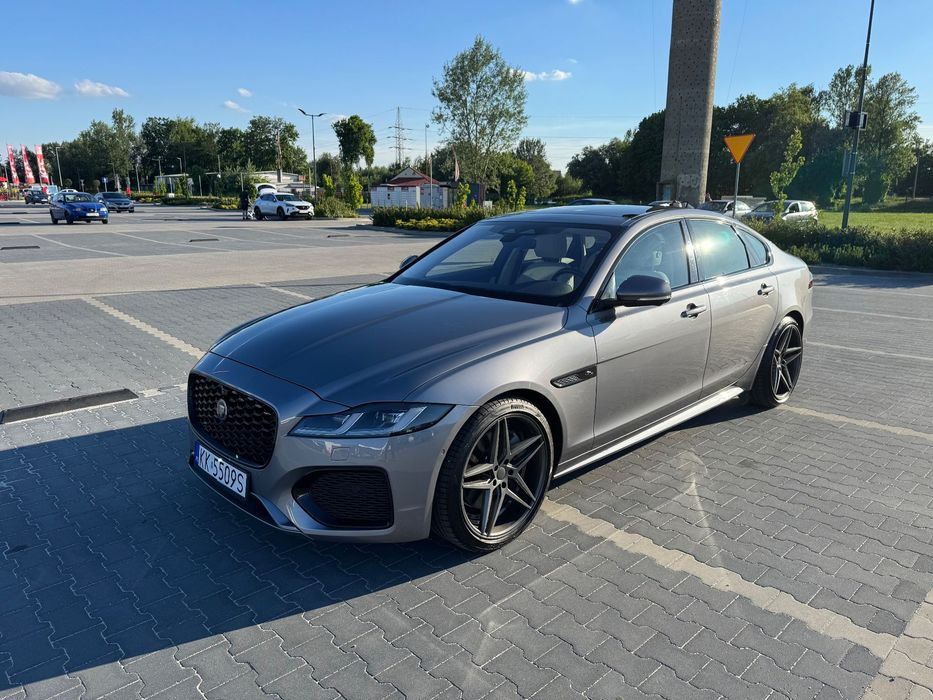 Jaguar XF Piękny, jasna skóra, ACC, 360°, Meridian, Pano, 2 kompl kol