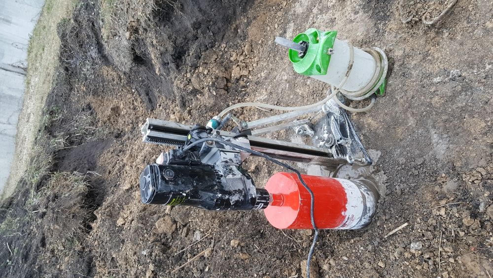 Алмазная резка бурение сверление отверстий, бетона алмазными коронками