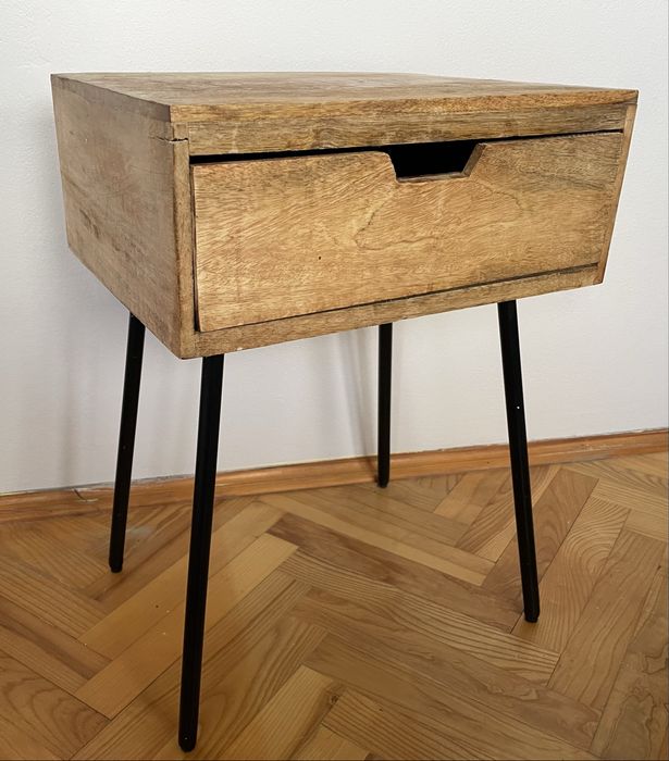 Szafka nocna z drewna mango