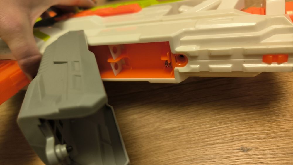 NERF Modulus Blaster ECS 10, Hasbro, wersja rozbudowana
