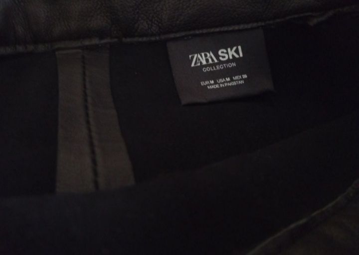 Шкіряні штани Zara зі 100% шкіри
