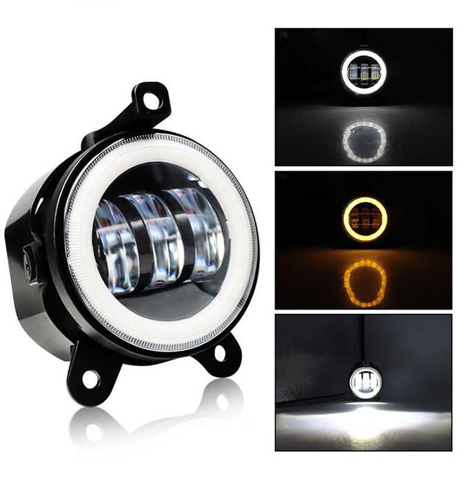 Фара LED протитуманна ВАЗ 2170 - 2173, ГАЗЕЛЬ, Jeep 3.5 дюйма