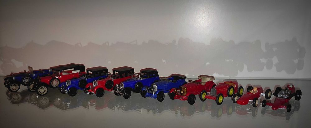 PRL Spółdzielnia Estetyka Warszawa kolekcja 10 szt. Aut z lat 70-tych