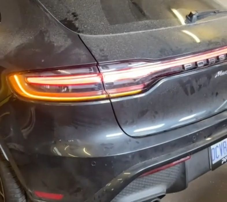 Lampy tył porsche macan lift przeróbka USA na Eu konwersja