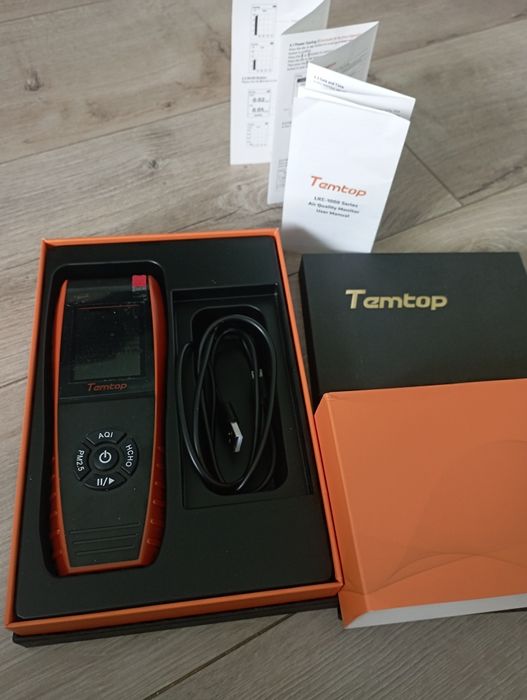 Датчики-вимірювач якості повітря Temtop 9 в 1, TVOC PM2.5 PM10 HCHO, A