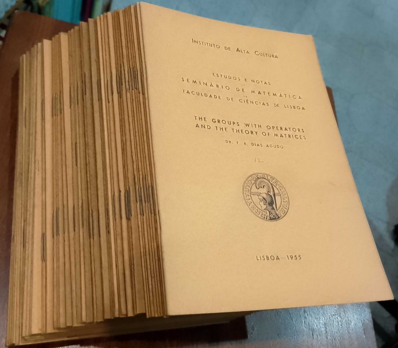 Seminário Matemática Faculdade Ciências de Lisboa 1954/62, 59 unidades