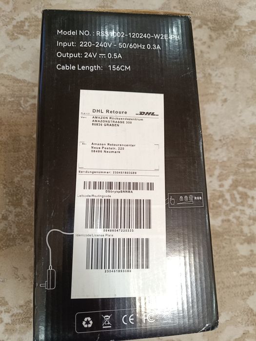 Настольная лампа rgb+w Led.