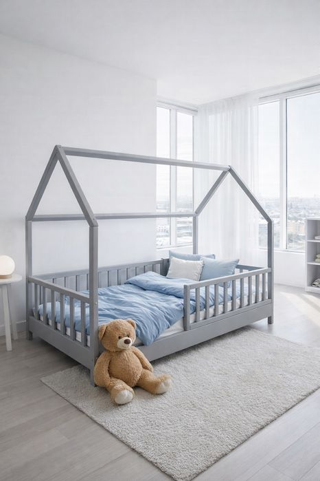 Дитяче ліжко детская кровать горище чердак монтессорі