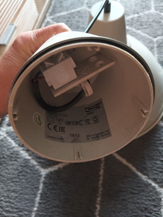 Lampa sufitowa IKEA beżowa