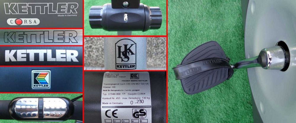 Niemiecki ROWER magnetyczny KETTLER CORSA + sensory PULSU !