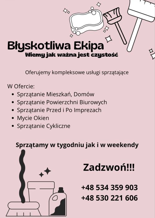 Profesjonalna Firma Sprzątająca- Airbnb/booking, Biura, Lokale