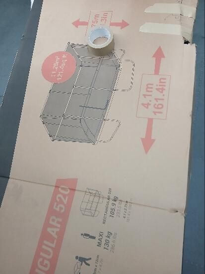 TRAMPOLIM RETANGULAR 520 COM REDE DE PROTEÇÃO