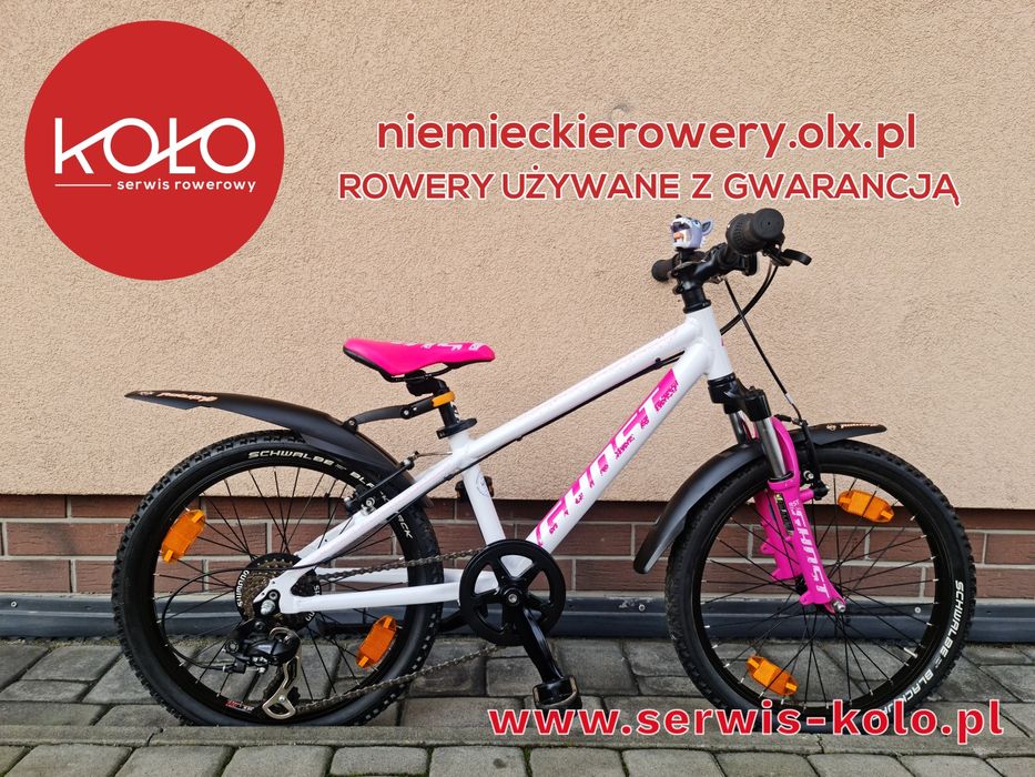 Rower dziecięcy dziewczęcy GHOST koła 20 SHIMANO aluminium rabat