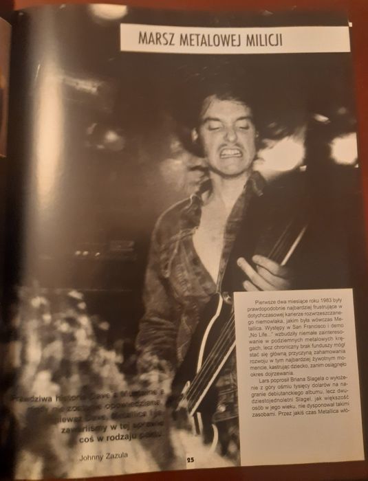 Książka Metallica historia zespołu