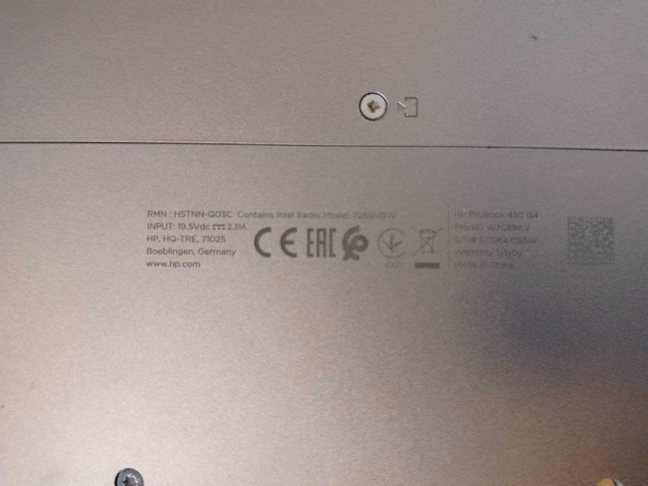 HP ProBook 450 G4/16/512 – ліценз. Win10Pro, нова оригінальна батарея
