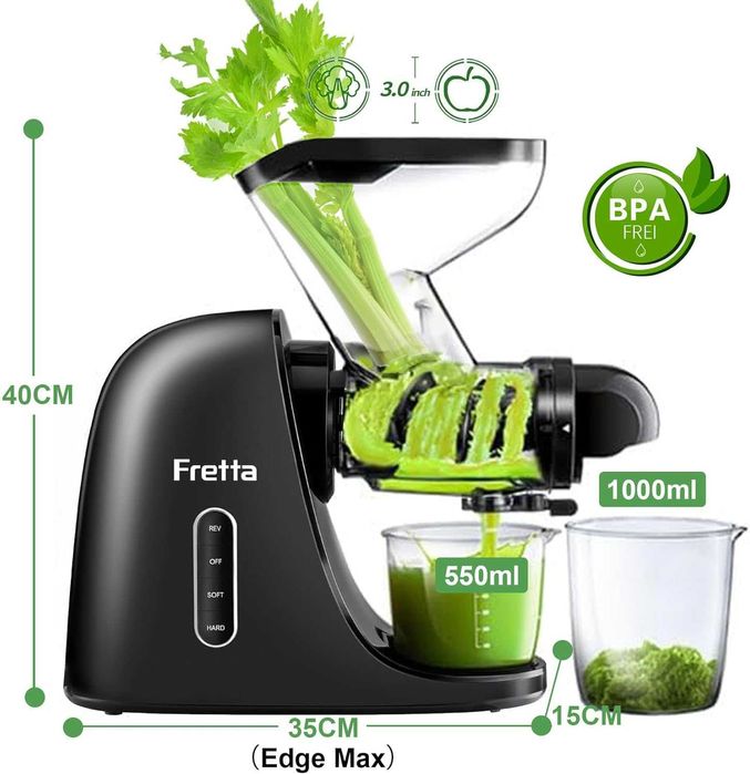 Fretta Sokowirówka - Wyciskarka wolnoobrotowa UŻYWANA