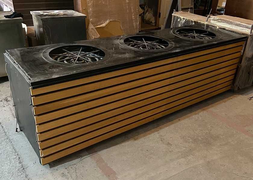 Б/у тепловая витрина для подогрева первых блюд для общепита ресторана