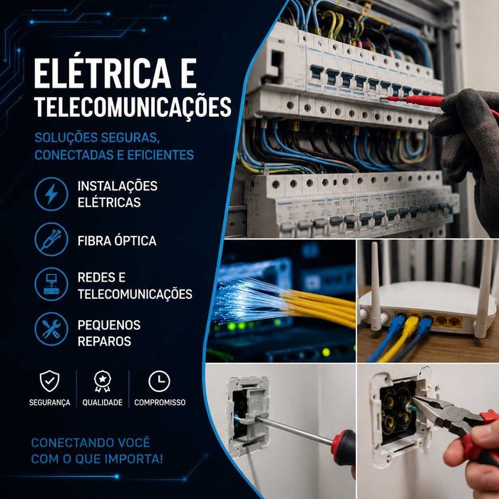 Electrical and Telecommunications Services  Need a trustworthy professional? I am available.
