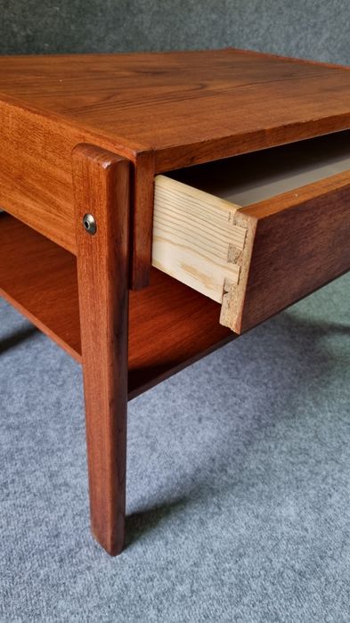 Duński Stolik/Szafka lata 70 Teak Mid Century