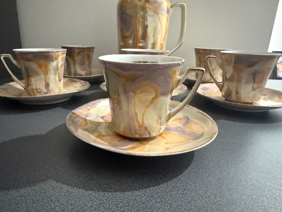 Zestaw kawowy porcelanowy Wałbrzych