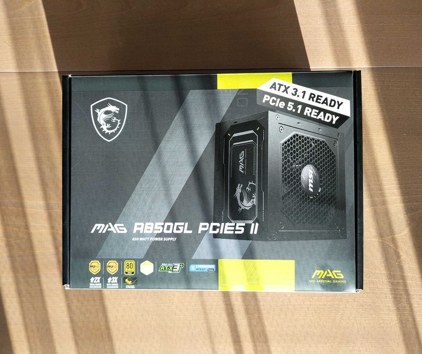 Zasilacz MSI MAG A850GL II 850W 80 Plus Gold PCIe5.1