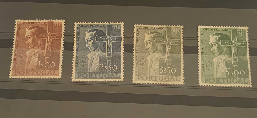 Selos IV Centenário da Fundação da Cidade de São Paulo de 1954 - (novos e completo)