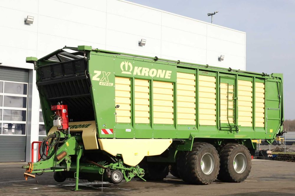 Przyczepa samozbierająca Krone ZX 470  nie stratumann giga terra