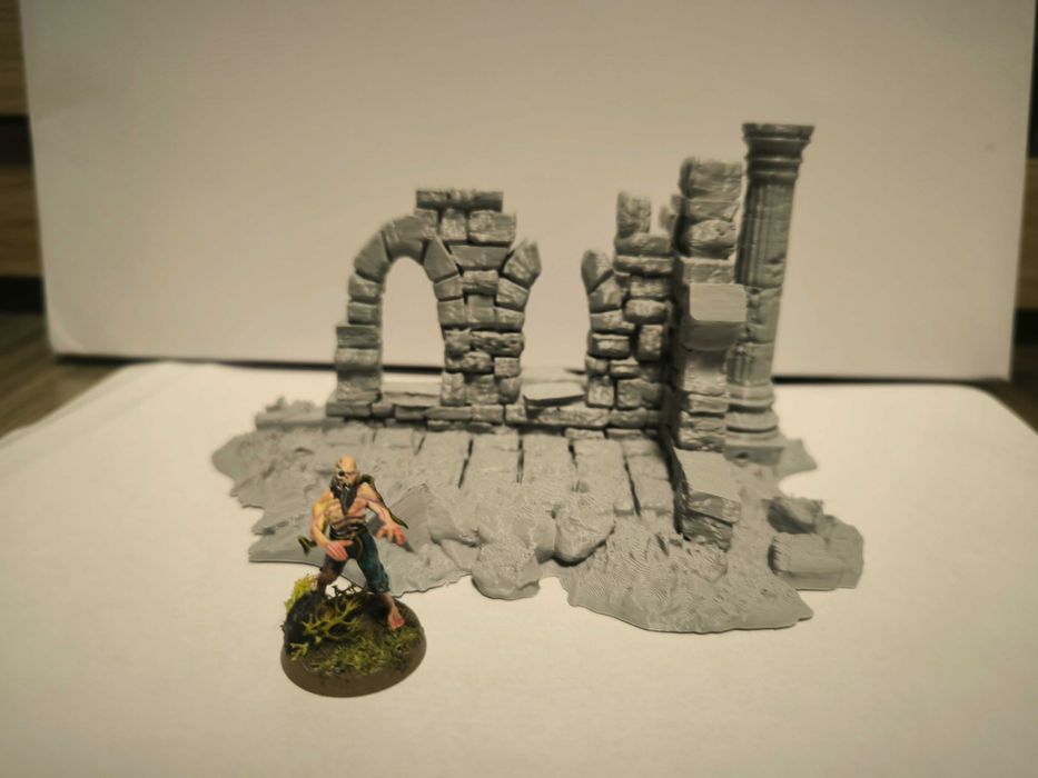 Małe ruiny 3 RPG Diorama Makieta (Zaginione Miasto)
