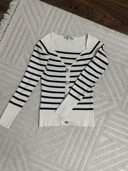 Лонгслів в рубчик