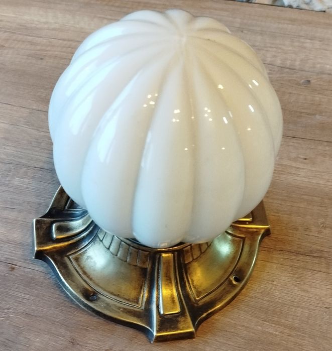 Plafon stara lampa sufitowa Art Deco