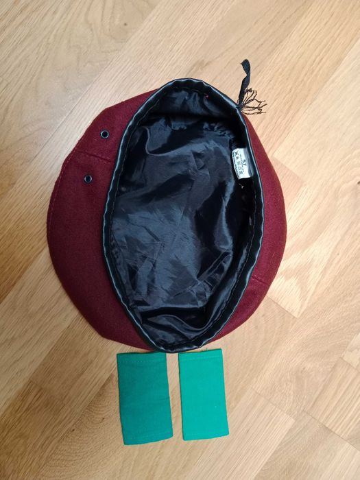 Beret harcerski bordowy rozmiar 57