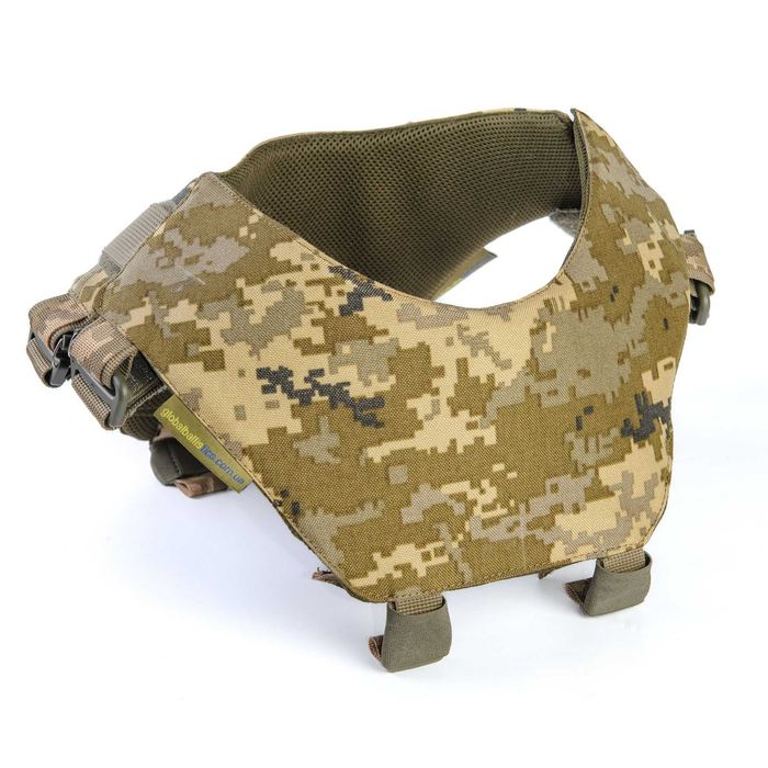 Балістичний захист шиї 1 класу ДСТУ ‼️ Піксель ‼️ Кордура НВМПЕ