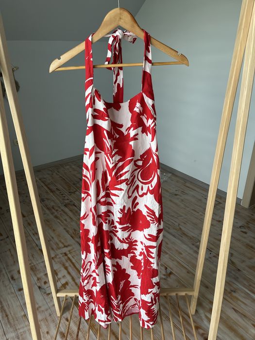 Неймовірна сукня сарафан   zara L  льон