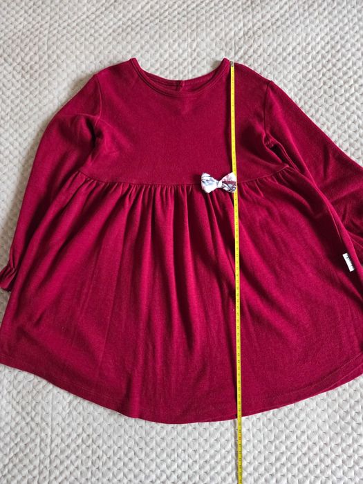 Sukienka z kokardą 122 cm.