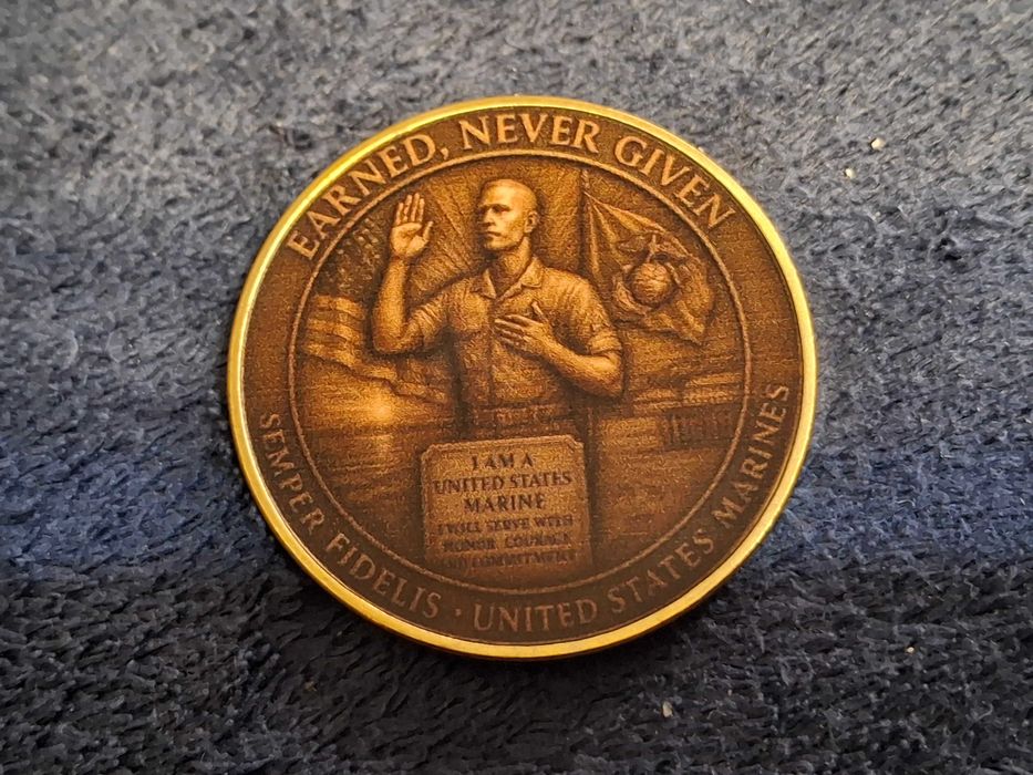 Moneta pamiątkowa Korpusu Marines Amerykańskich Moneta Pamiątkowa