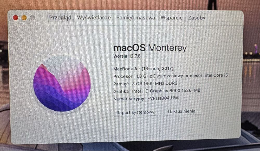 MacBook air 13 2017