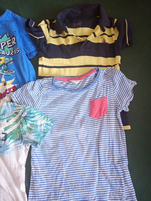 T-shirty dla chłopca, bluzy z krótkim rękawem rozmiar 98/104.Cena za całość