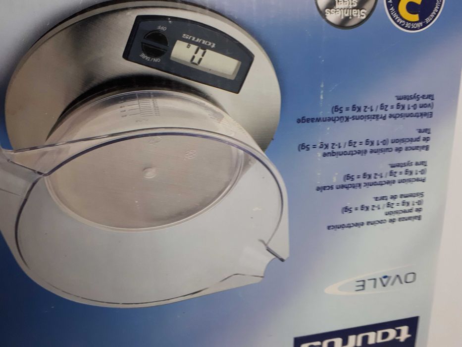 Balança de cozinha electrónica Taurus