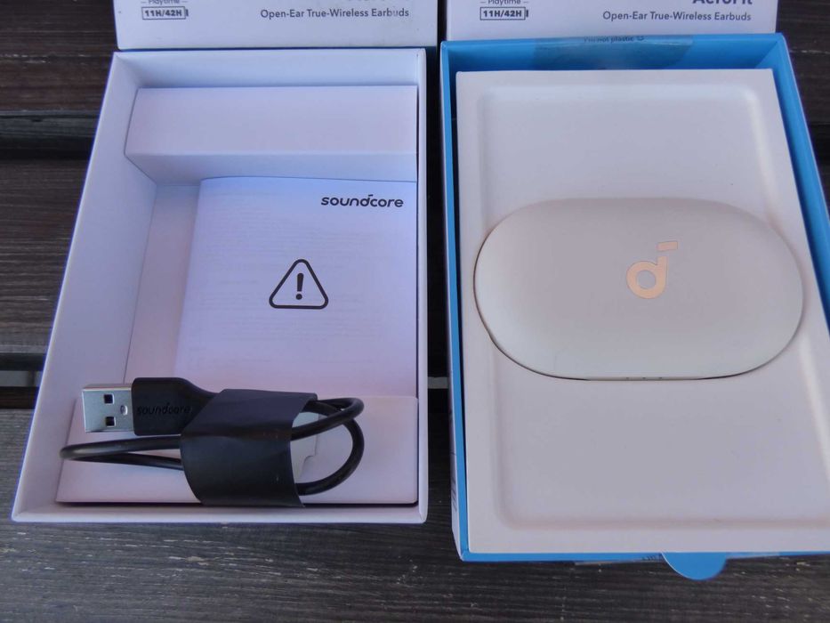 Електрошрот Навушники Навушники Anker SoundCore AeroFit Calm White