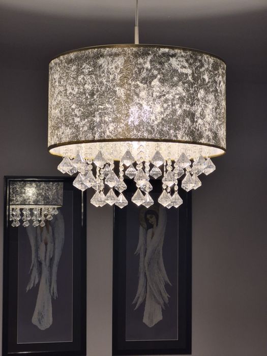 Lampa glamour z kryształkami 3 szt