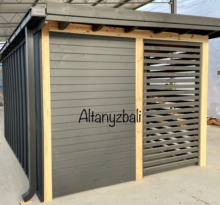 Nowoczesna altana ogrodowa