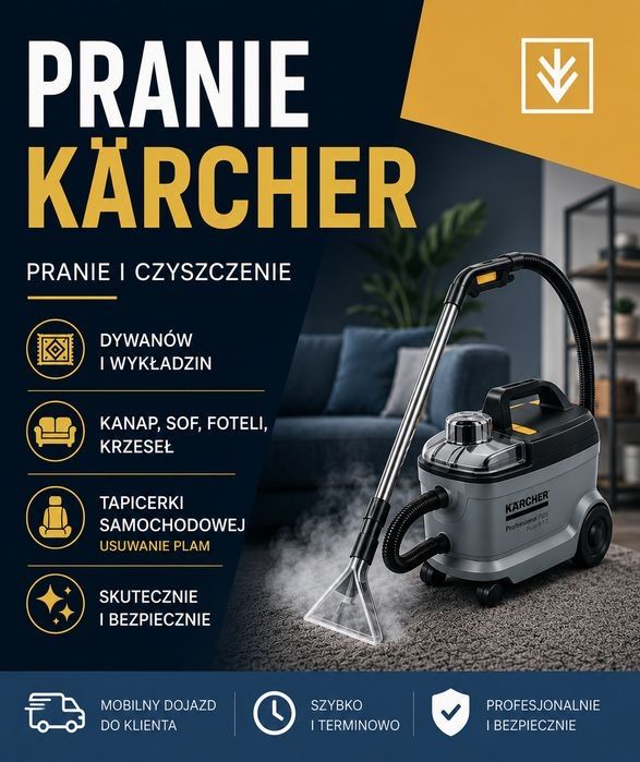 Kärcher – pranie tapicerki meblowej