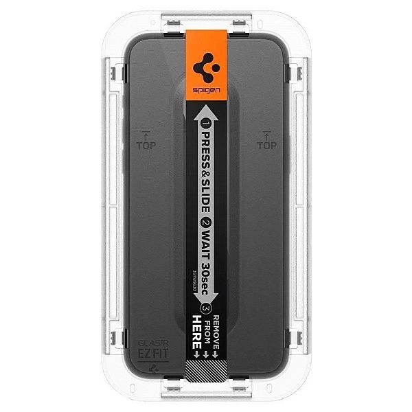 Szkło hartowane Spigen Glas.tR Ez Fit Fc na iPhone 15 Pro Max - czarne
