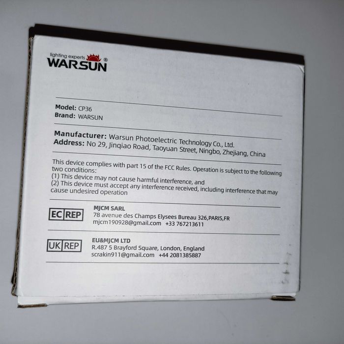 Ліхтарик кемпінговий WARSUN CP36