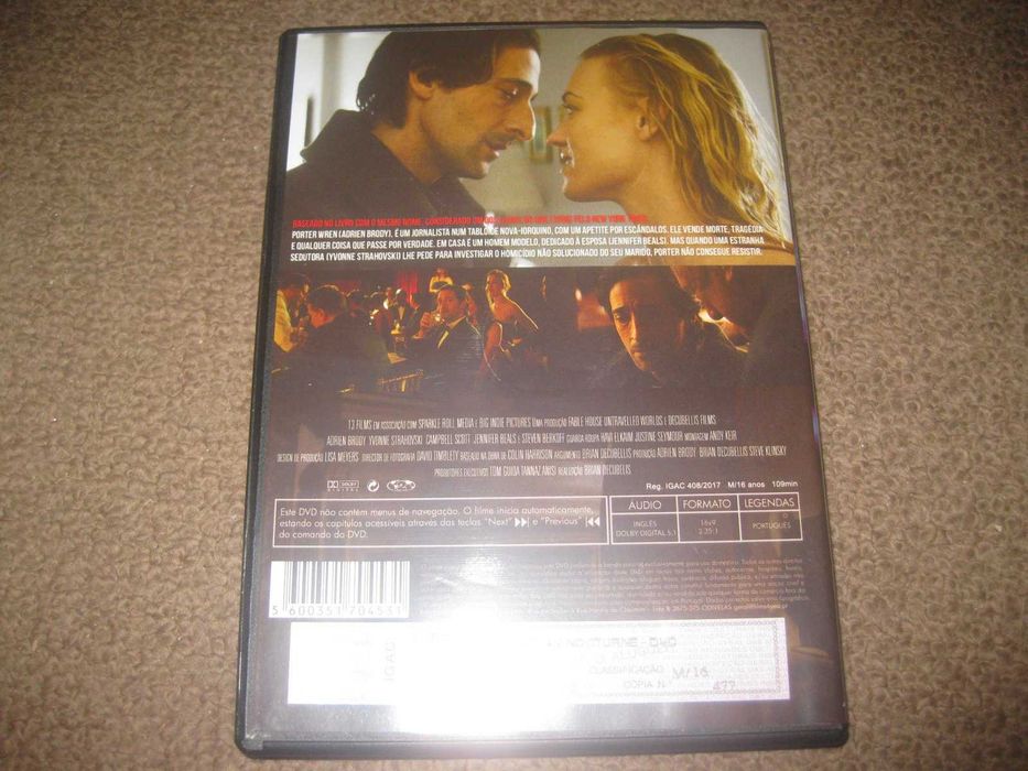 DVD "Manhattan Nocturne" com Adrien Brody