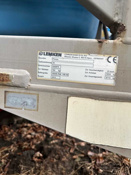 Оприскувач Lemken Primus 35
