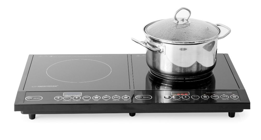 Kuchenka INDUKCYJNA PŁYTA 2-PALNIKOWA 4000W wolnostojąca